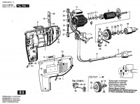 Bosch 0 603 240 701  Percussion Drill 110 V / Eu Spare Parts